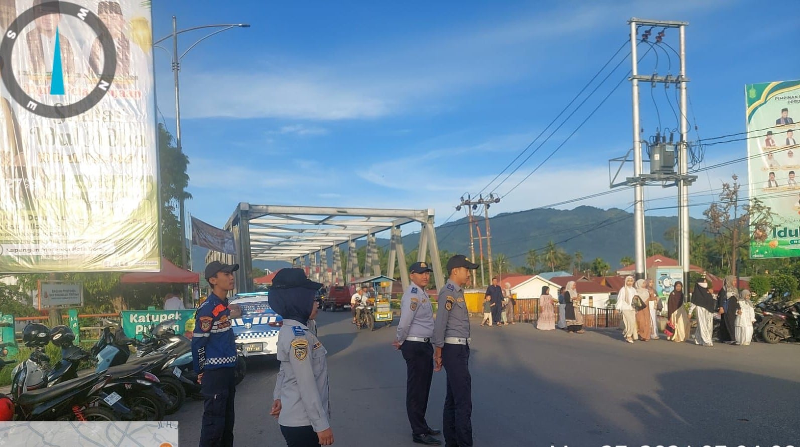 Dishub Kota Solok Pastikan Kelancaran Arus Lalu Lintas saat Sholat Idul Adha di Lapangan Merdeka