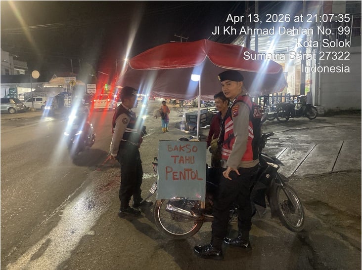 Jaga Kamtibmas, Polres Solok Kota Perkuat Patroli Malam