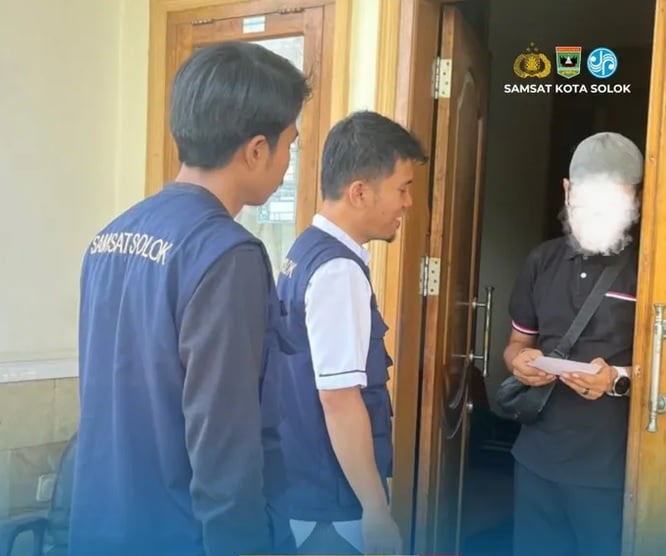 Samsat Solok Jemput Bola, Program Door to Door Tingkatkan Kepatuhan Pajak Kendaraan