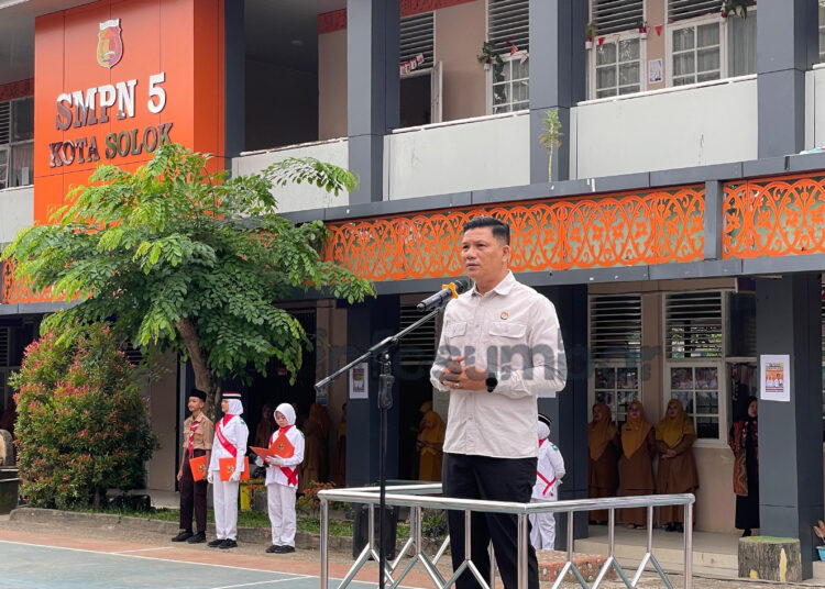 KPU Kota Solok Edukasi Demokrasi Lewat Pemilihan Ketua OSIS di SMPN 5