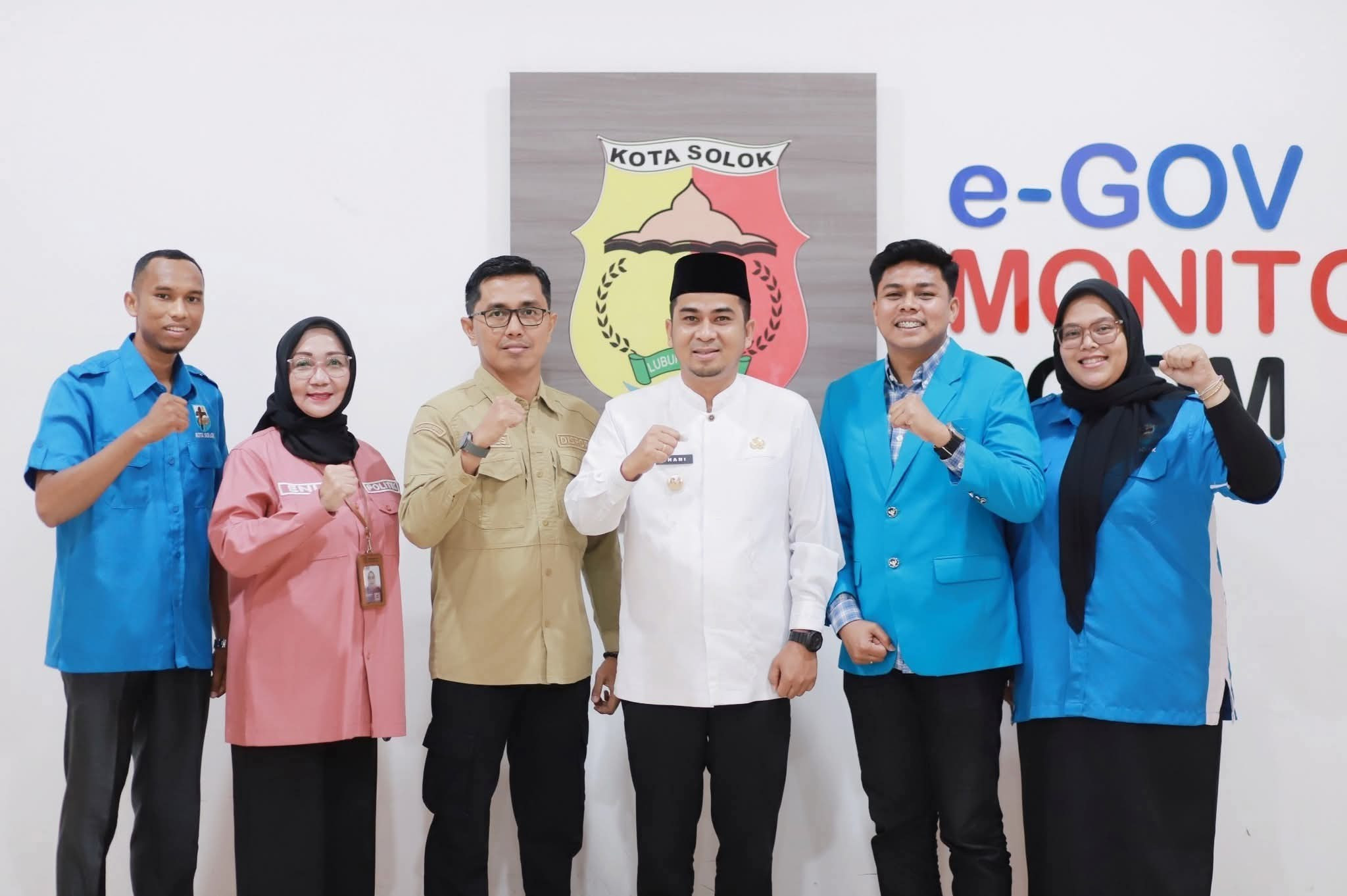 Kadispora Damping Wako Audiensi DPD KNPI Kota Solok Periode 2025 - 2030