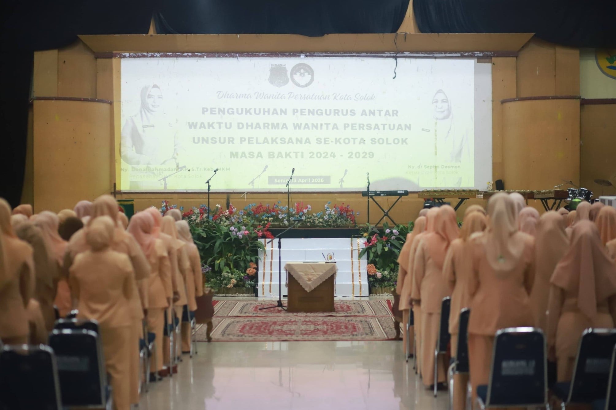 Pengurus Antar Waktu DWP Unsur Pelaksana se-Kota Solok Masa Bakti 2024–2029, Resmi Dikukuhkan