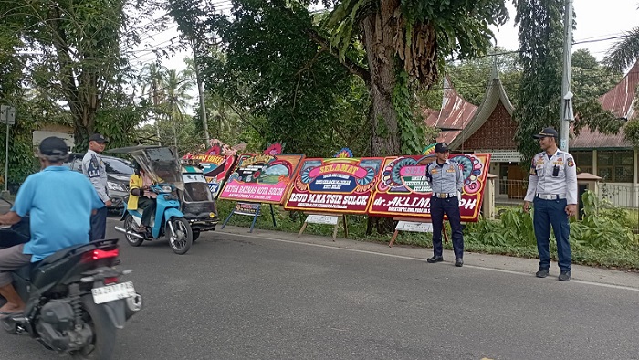 Peresmian RSUD Serambi Madinah Kota Solok, Dishub Lakukan Pengamanan Lalu Lintas