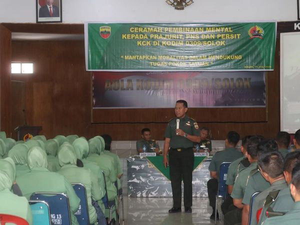 Pembinaan Mental Ideologi Bagi Prajurit, PNS dan Persit Kodim 0309/Solok