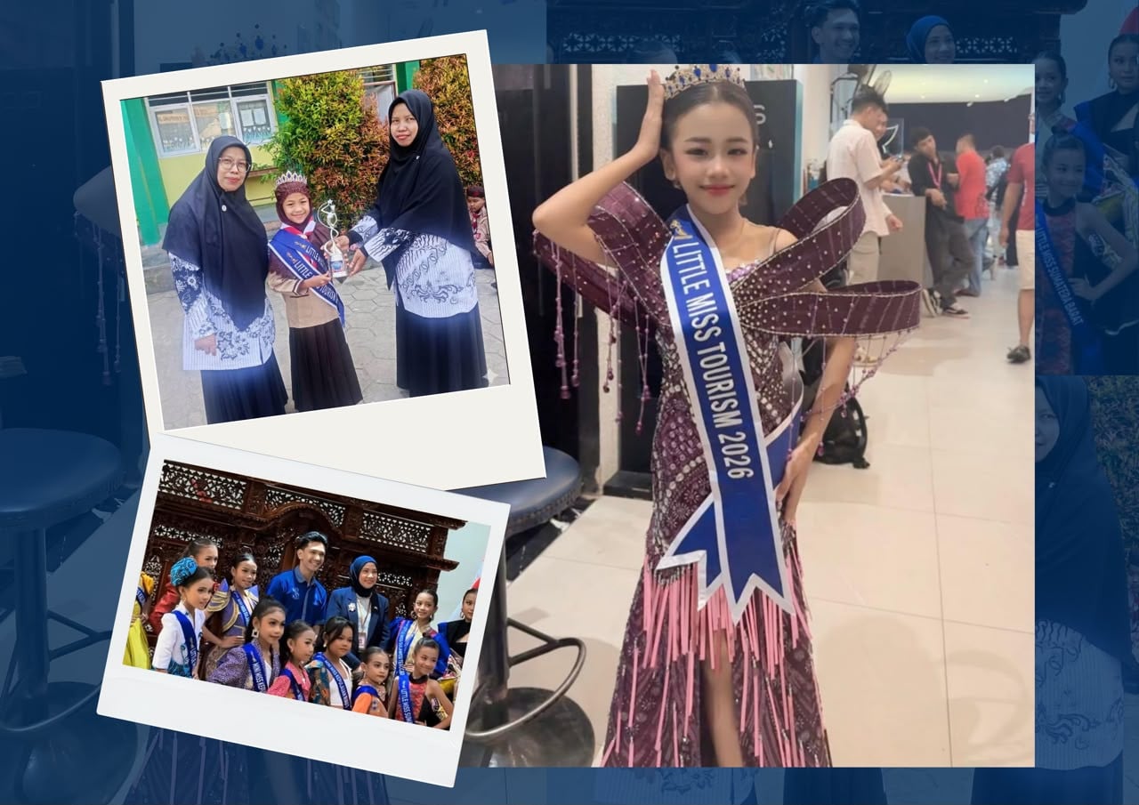 Siswi SDN 03 Kampung Jawa Ukir Prestasi Nasional, Sabet Gelar Little Miss Tourism 2026