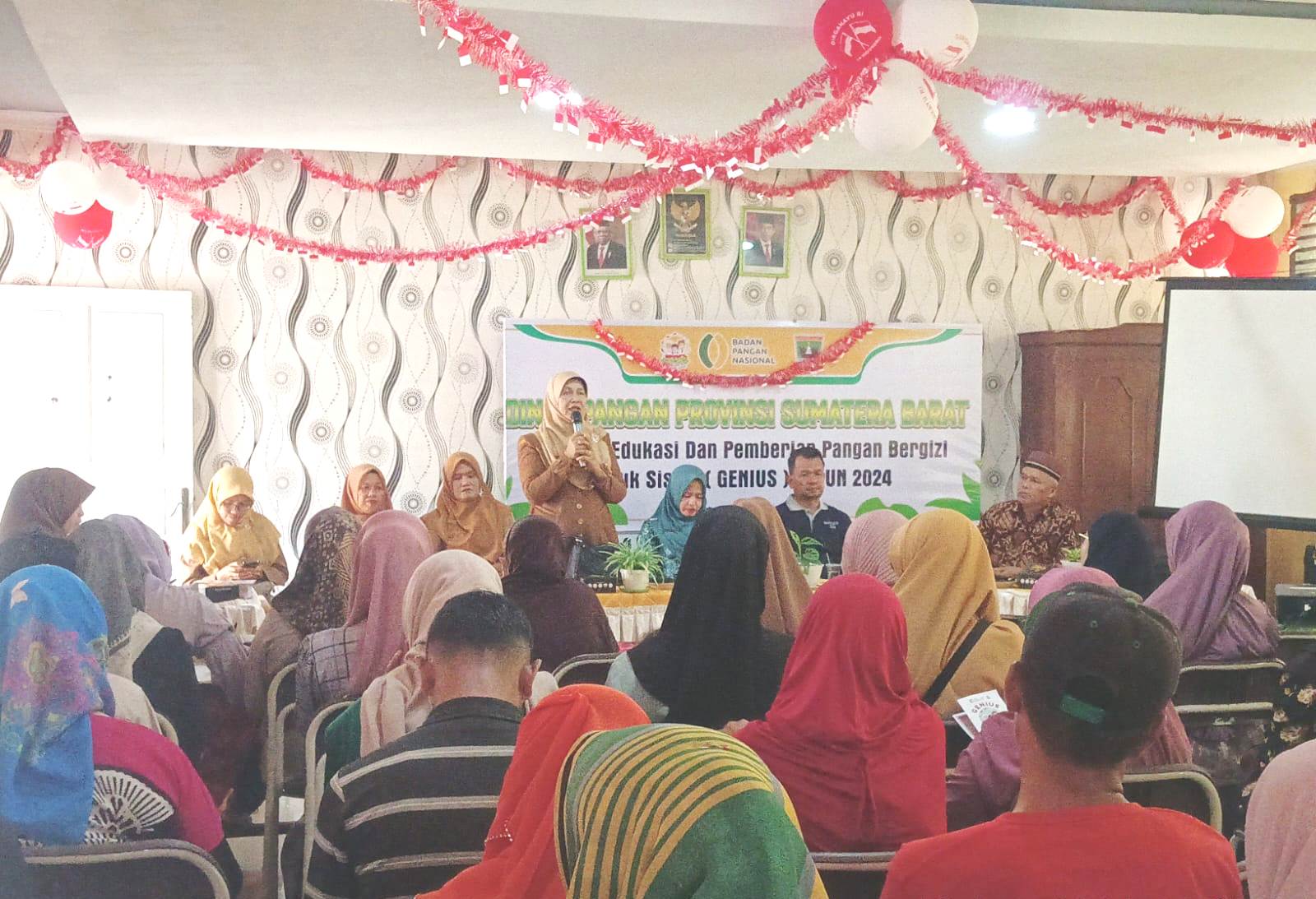 Sukseskan Program Genius, Dinas Pangan Kota Solok Gelar Sosialisasi dan Edukasi Untuk Orang Tua Siswa 