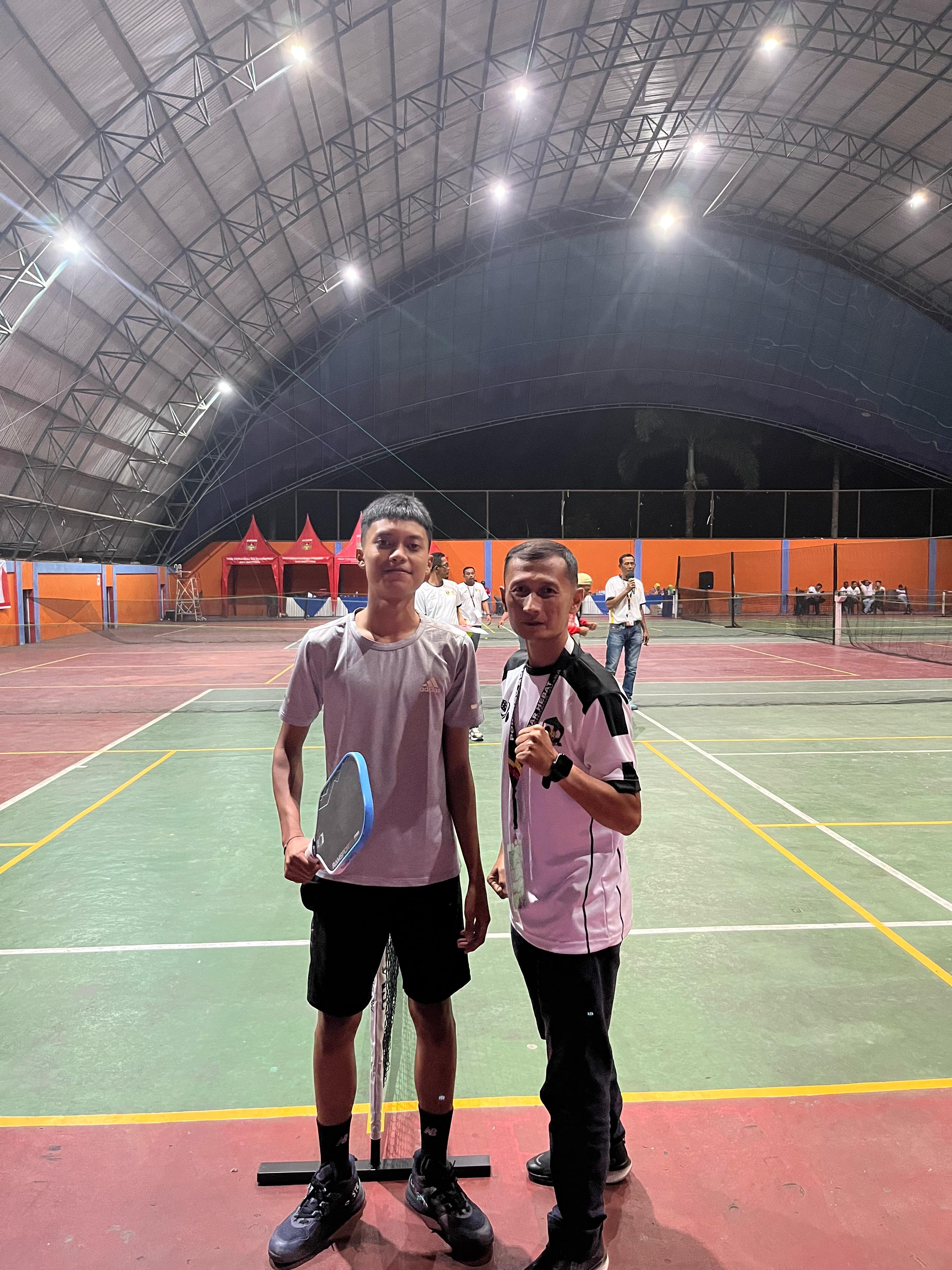 Zaky Al Hajj Raih Medali Pertama Pickleball Kota Solok di Porprov Sumbar XVI