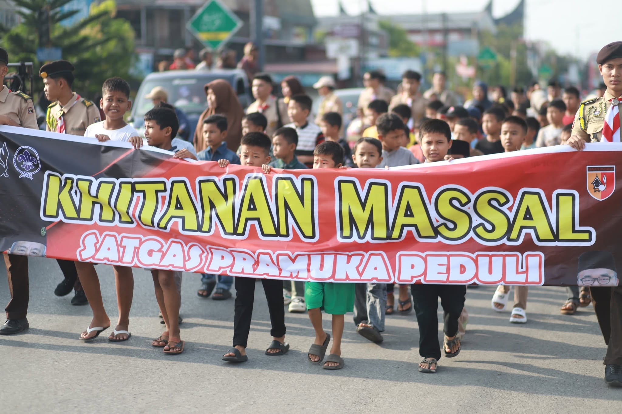 Wawako Solok Apresiasi Khitanan Massal Satgas Pramuka Peduli