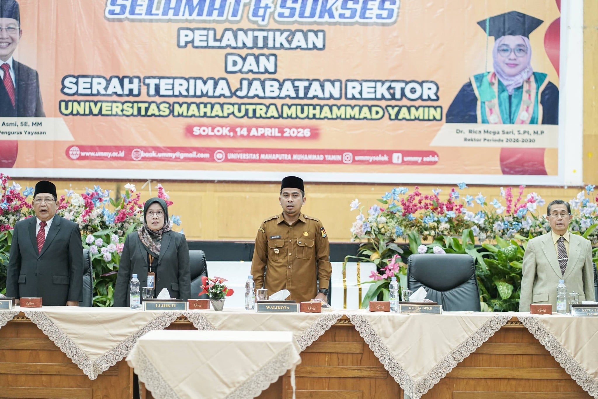 Hadiri Pelantikan Rektor UMMY, Wali Kota Tekankan Peran Strategis Perguruan Tinggi