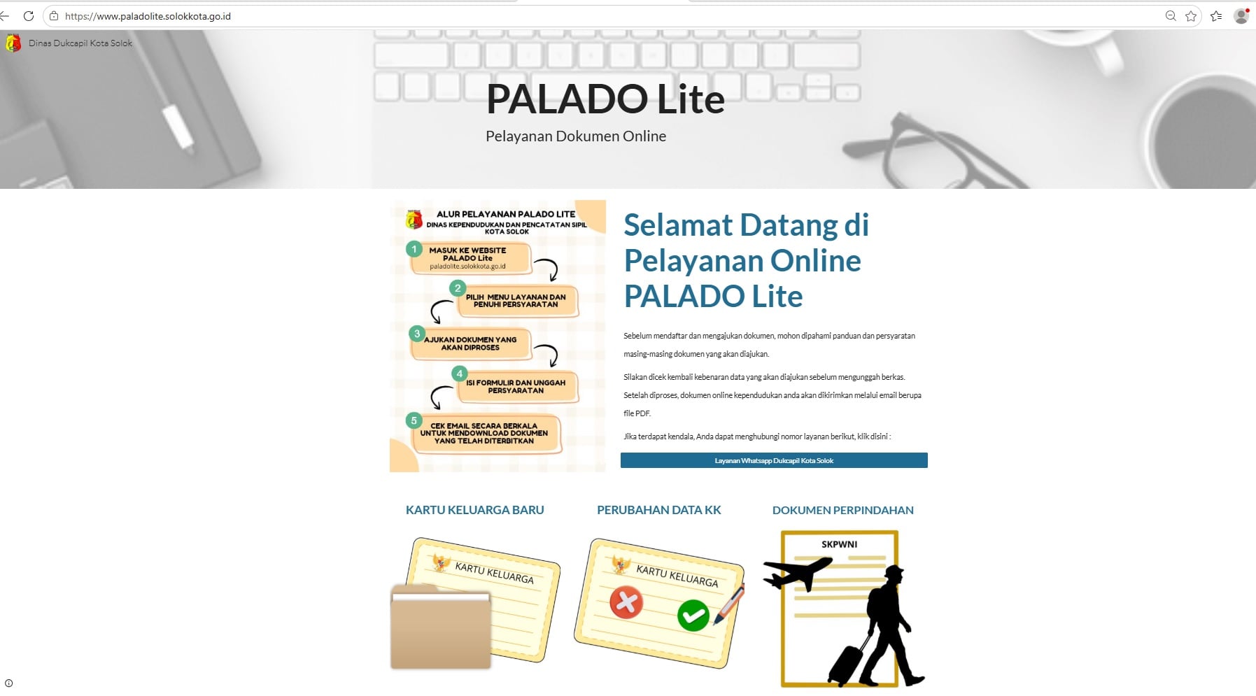 Disdukcapil Kota Solok Luncurkan PALADO LITE, Layanan Online Lebih Mudah dan Praktis