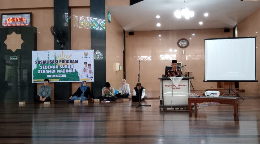 BAZNAS Kota Solok Sosialisasikan Program Tabungan Sedekah Subuh Serambi Madinah
