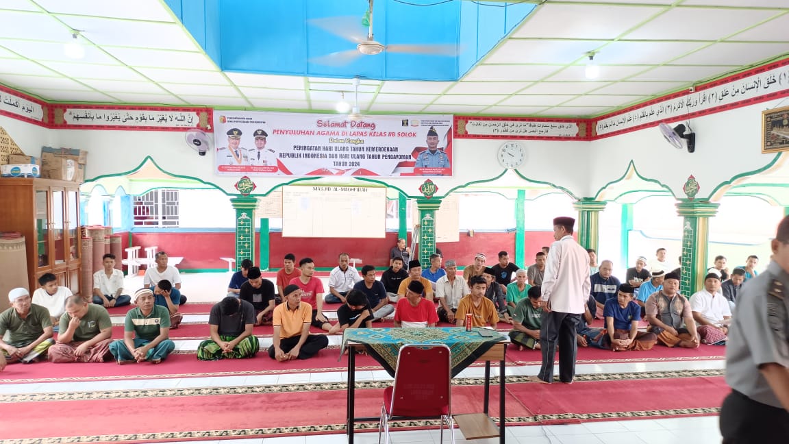 Pembinaan Bacaan Sholat Jenazah bagi Warga Binaan Lapas Solok