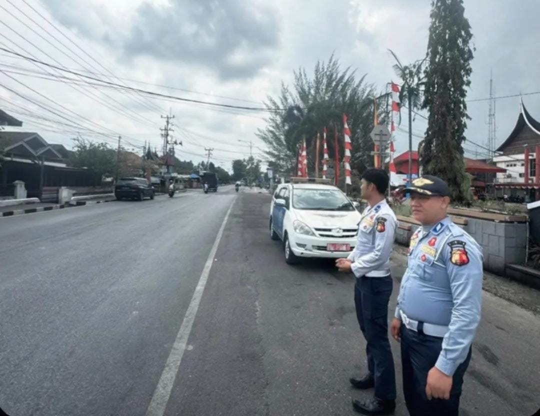 Dishub Kota Solok Amankan Lalu Lintas Saat Apel Gabungan