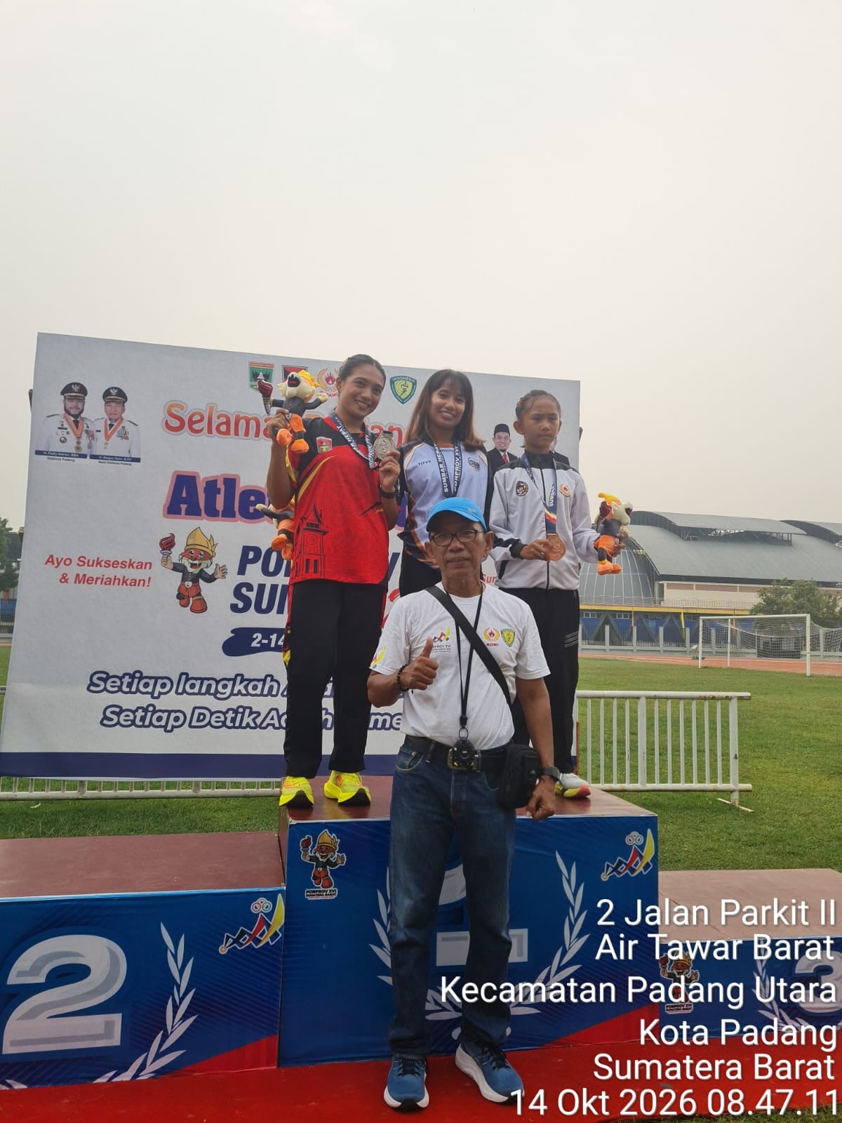 Atletik Kota Solok Tambah Emas dari Nomor 5.000 Meter Porprov XVI Sumbar