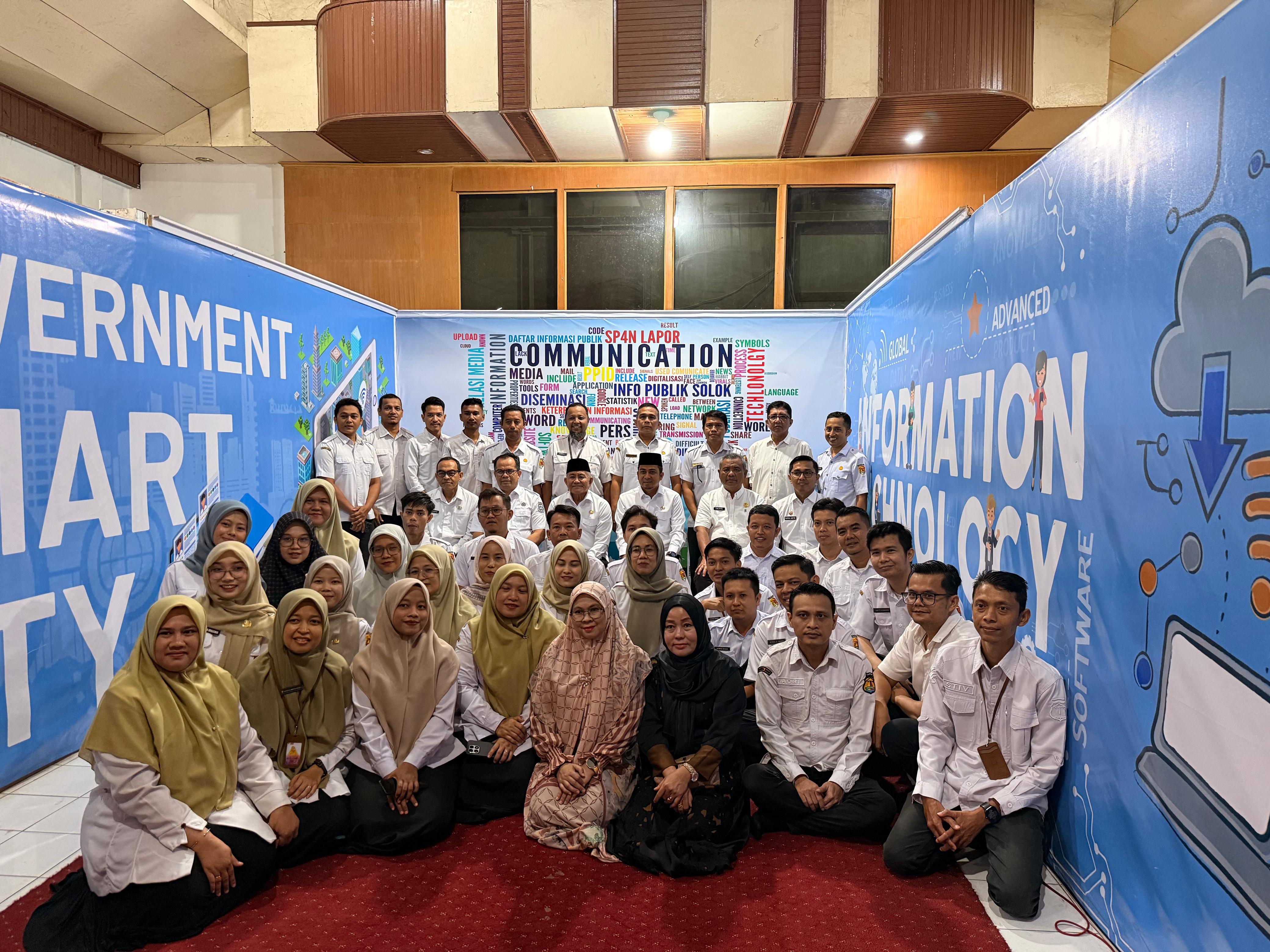 Diskominfo Kota Solok Gelar Halal Bihalal, Pererat Silaturahmi Antarpegawai