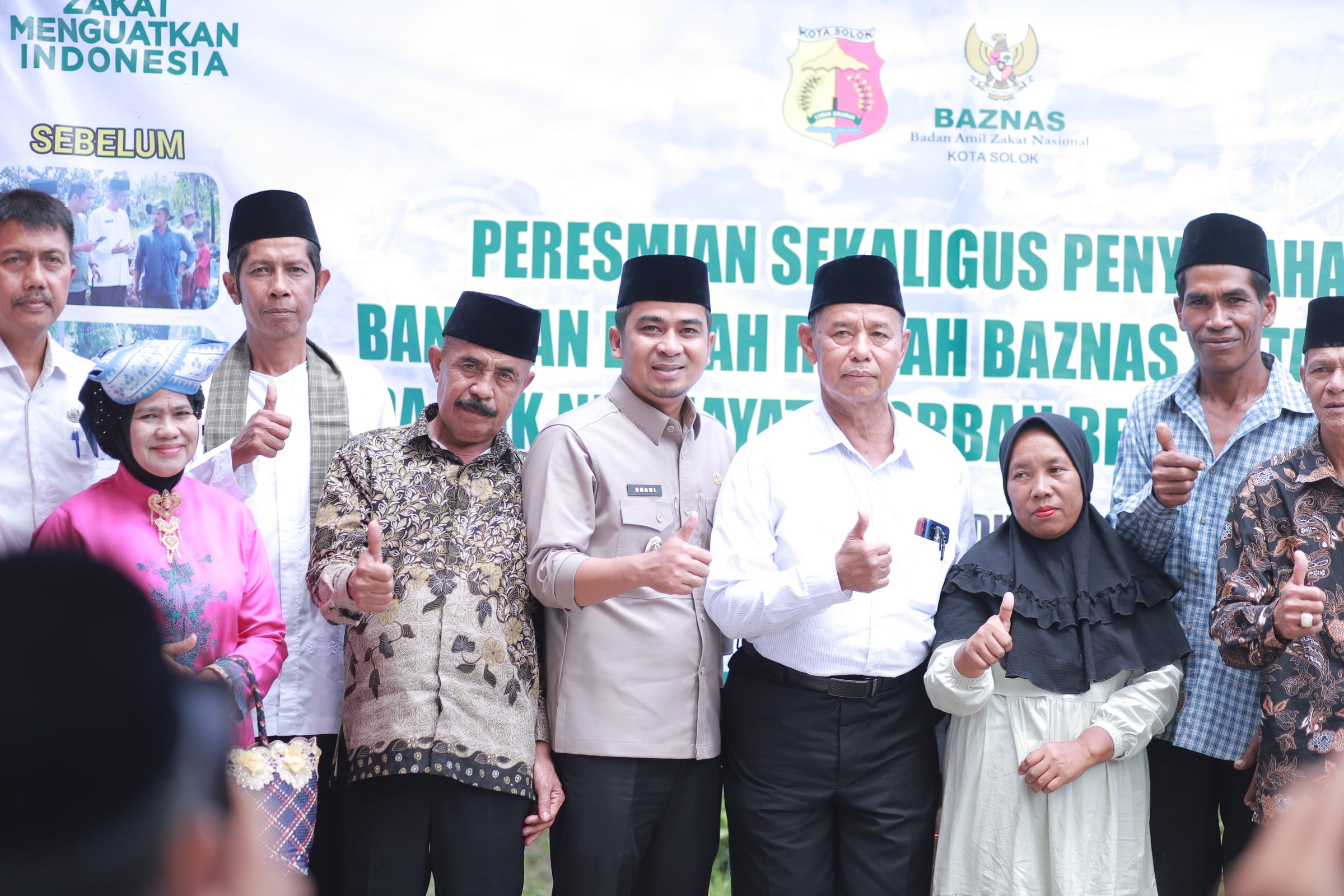 Rumah untuk Korban Kebakaran, Bukti Nyata Kepedulian di Kota Solok