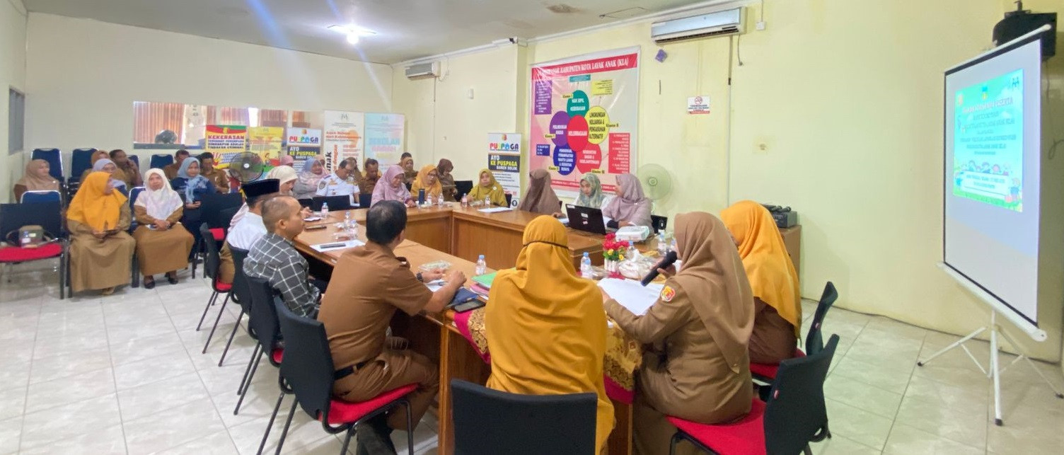 Dinas PMPPA Gelar Rakor Gugus Tugas Kota Layak Anak 2025