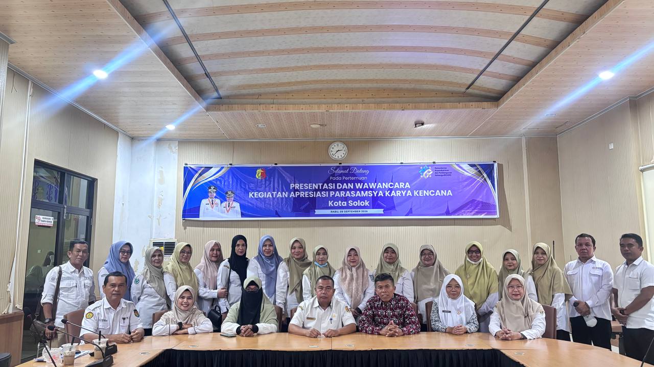 Pemko Solok Paparkan Komitmen Program KB dalam Penilaian Parasamya Karya Kencana 2026