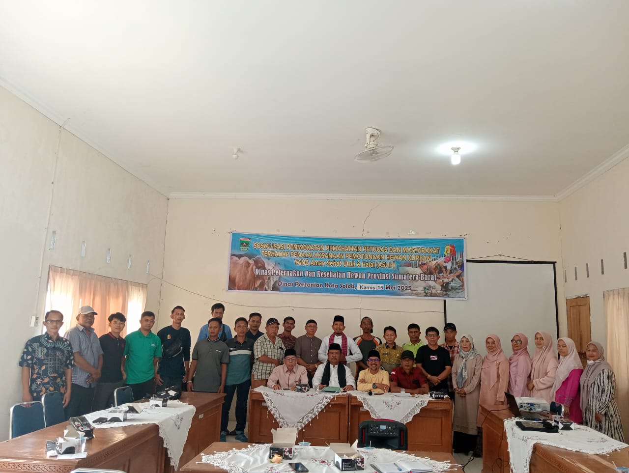 Dinas Pertanian Selenggarakan Sosialisasi Pemotongan Hewan Qurban  