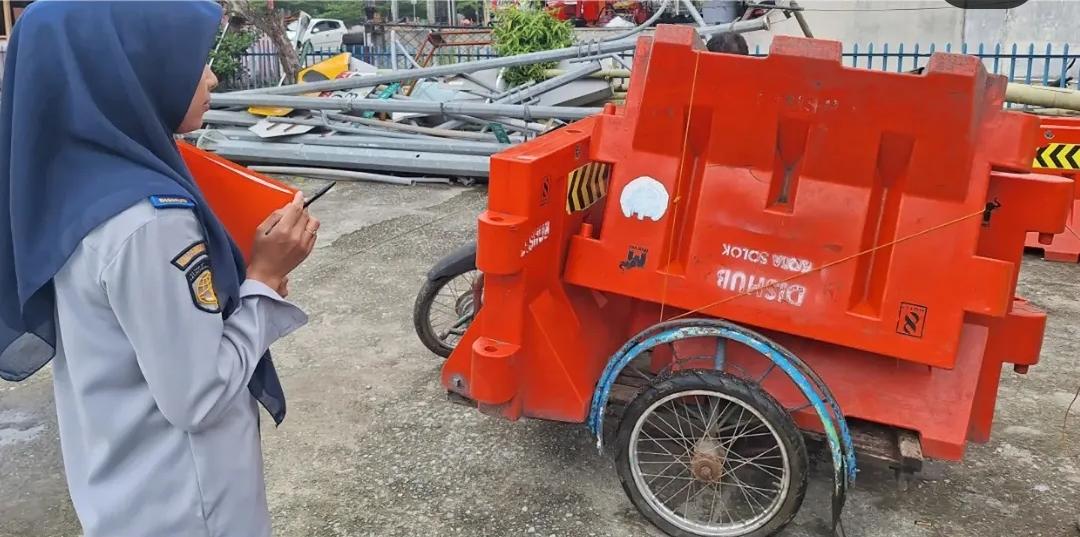 Mudahkan Kegiatan Masyarakat, Dishub Kota Solok Pinjamkan Peralatan Lalu Lintas Gratis