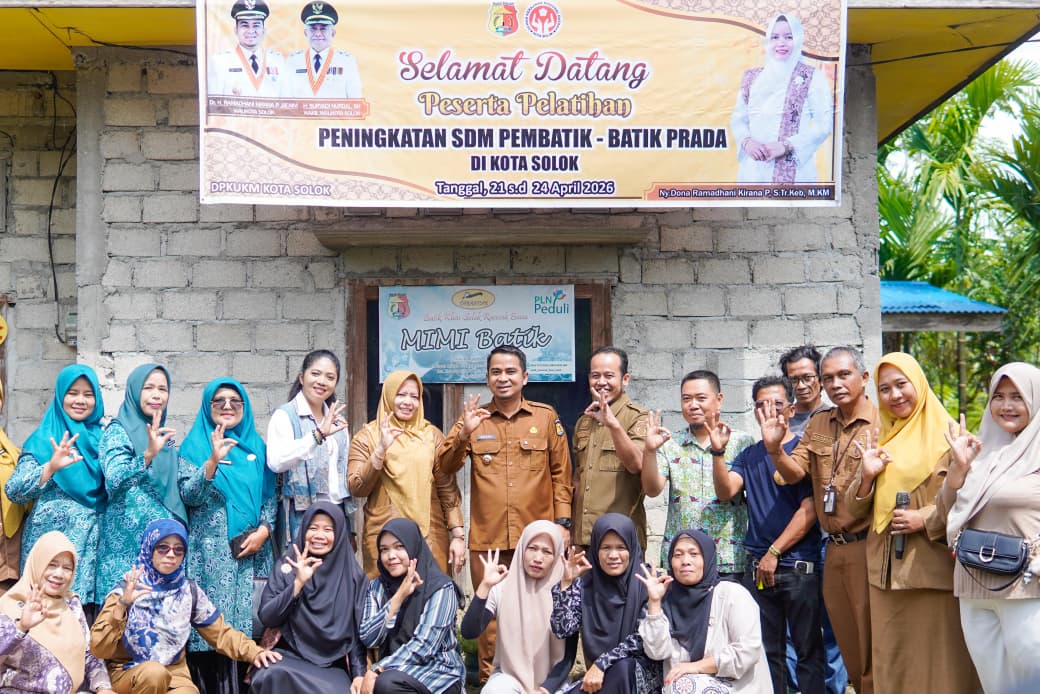 Batik Prada Jadi Peluang Baru UMKM Kreatif di Kota Solok