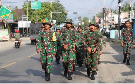 Penilaian Siap Jasmani Militer, Kodim 0309/Solok Laksanakan Hanmars