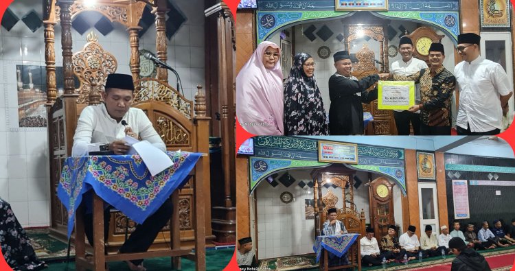 Kunjungan Hari Pertama, Tim IV Safari Ramadhan Kota Solok Disambut Antusias Jamaah Masjid Dinul Haq