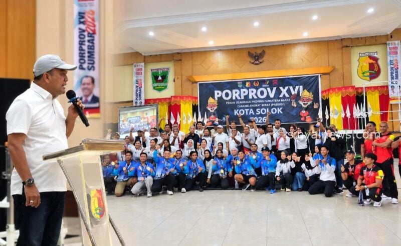 Kota Solok Juara Umum Angkat Berat Porprov XVI Sumbar dengan 26 Emas