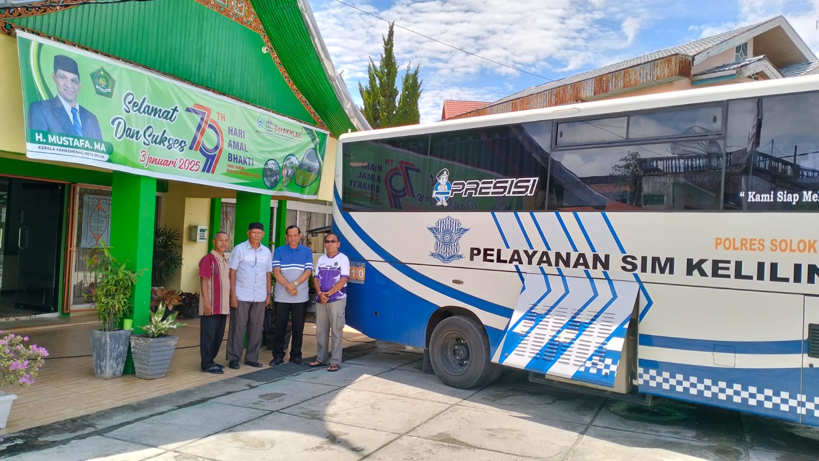 Rangkaian HAB Kemenag ke-79: Polres Solok Kota Fasilitasi Layanan Pengurusan SIM bagi ASN dan Masyarakat