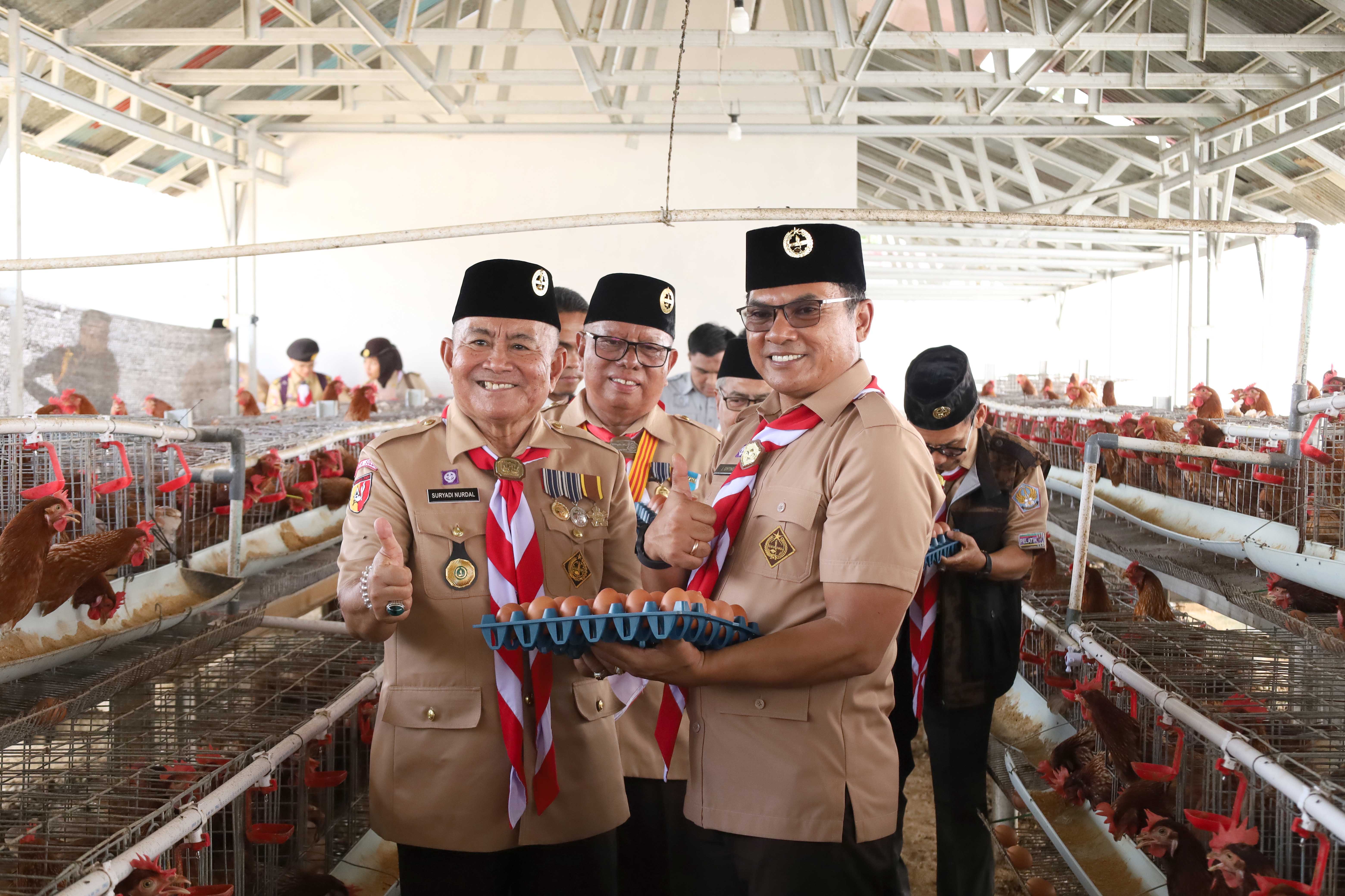 Kwarcab Pramuka Kota Solok Tinjau Program Pembinaan Kemandirian Warga Binaan Lapas Kelas IIB Solok