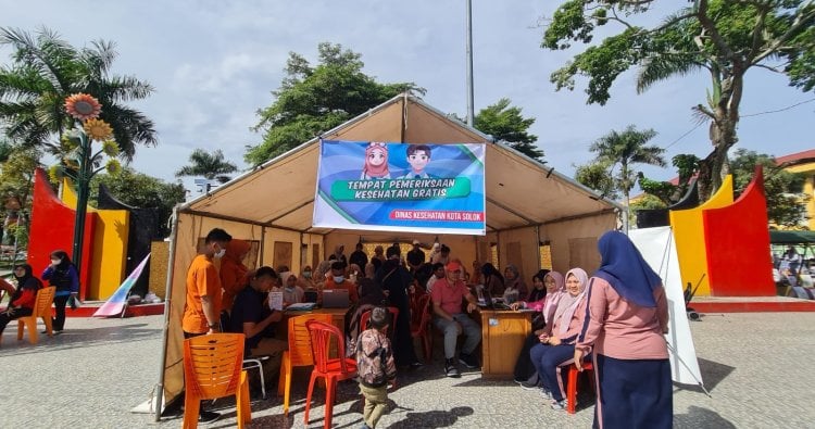 CFD Kota Solok Dilengkapi Layanan Cek Kesehatan Gratis untuk Warga