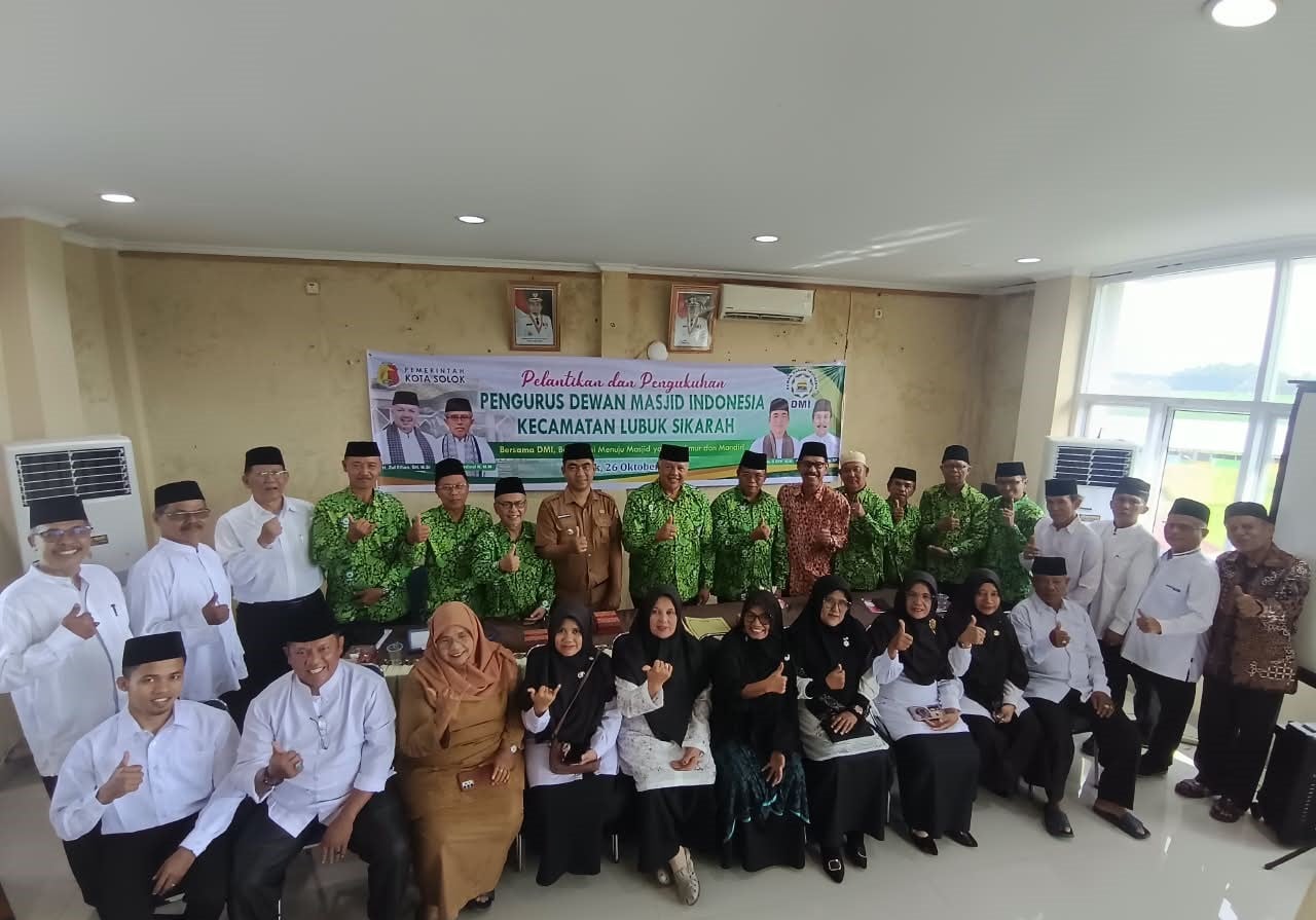 Pengurus DMI Lubuk Sikarah Periode 2026–2031 Resmi Dikukuhkan