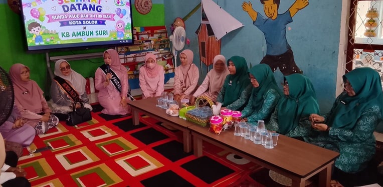 Bunda PAUD dan Forikan Solok Dorong Gemar Makan Ikan Sejak Usia Dini
