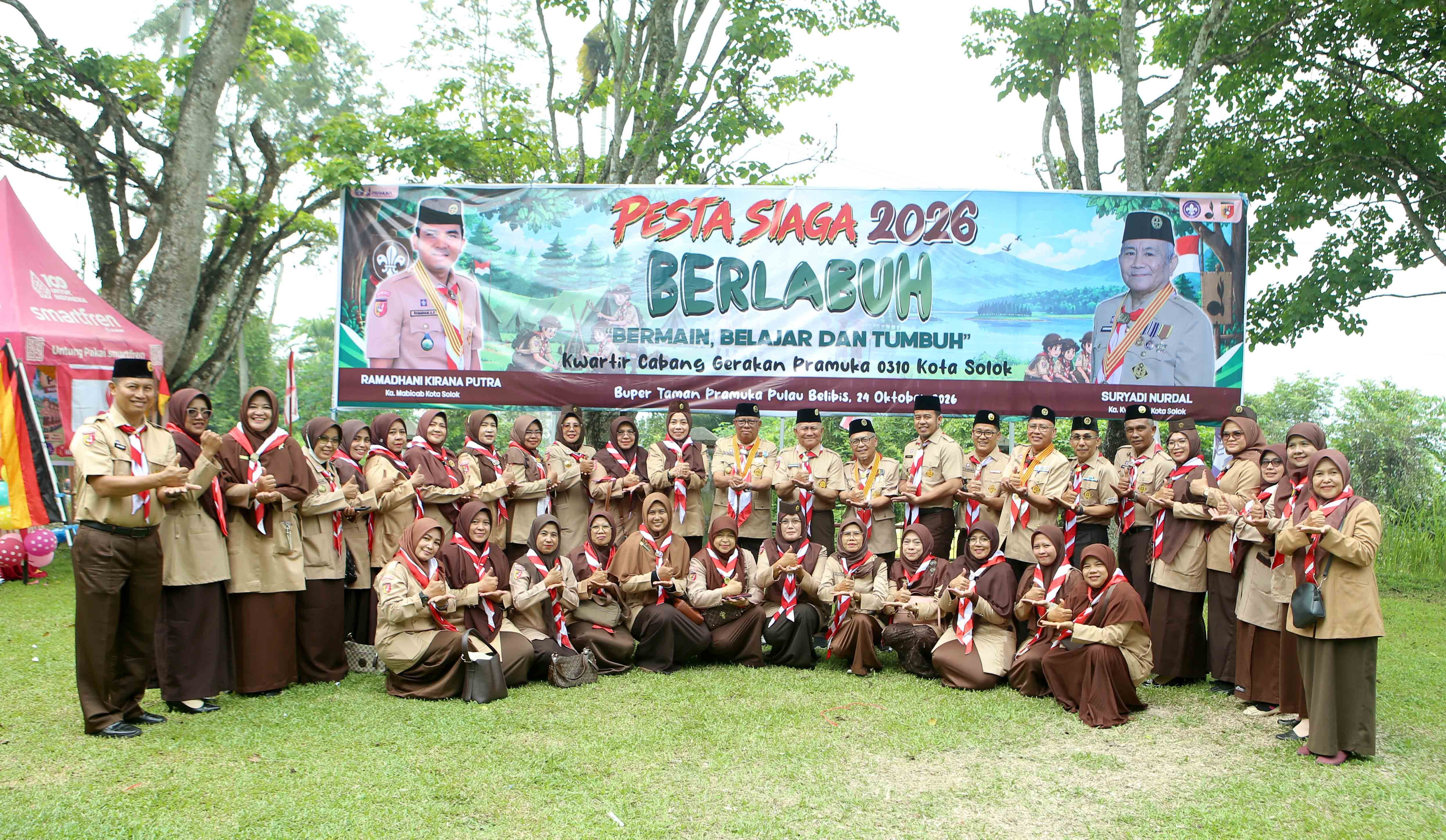 800 Pramuka Siaga Meriahkan Pesta Siaga 2026 di Kota Solok
