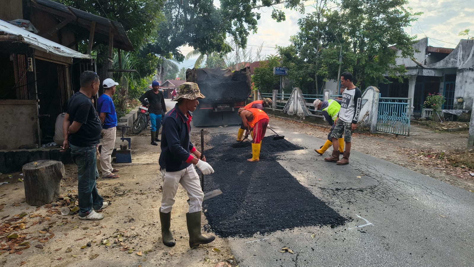 Dinas PUPR Kota Solok Tuntaskan Pemeliharaan Rutin Jalan Lingkar Gelanggang Betung