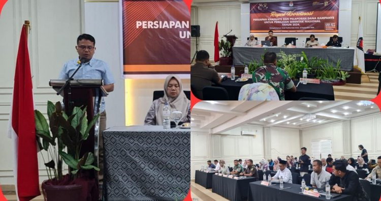 Rakor Persiapan Kampanye dan Pelaporan Dana Kampanye Jelang Penetapan Paslon