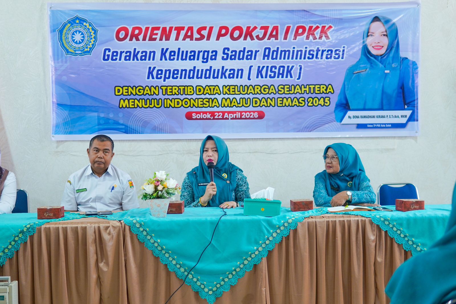Orientasi KISAK, TP-PKK Kota Solok Perkuat Peran Kader dalam Edukasi Administrasi Kependudukan