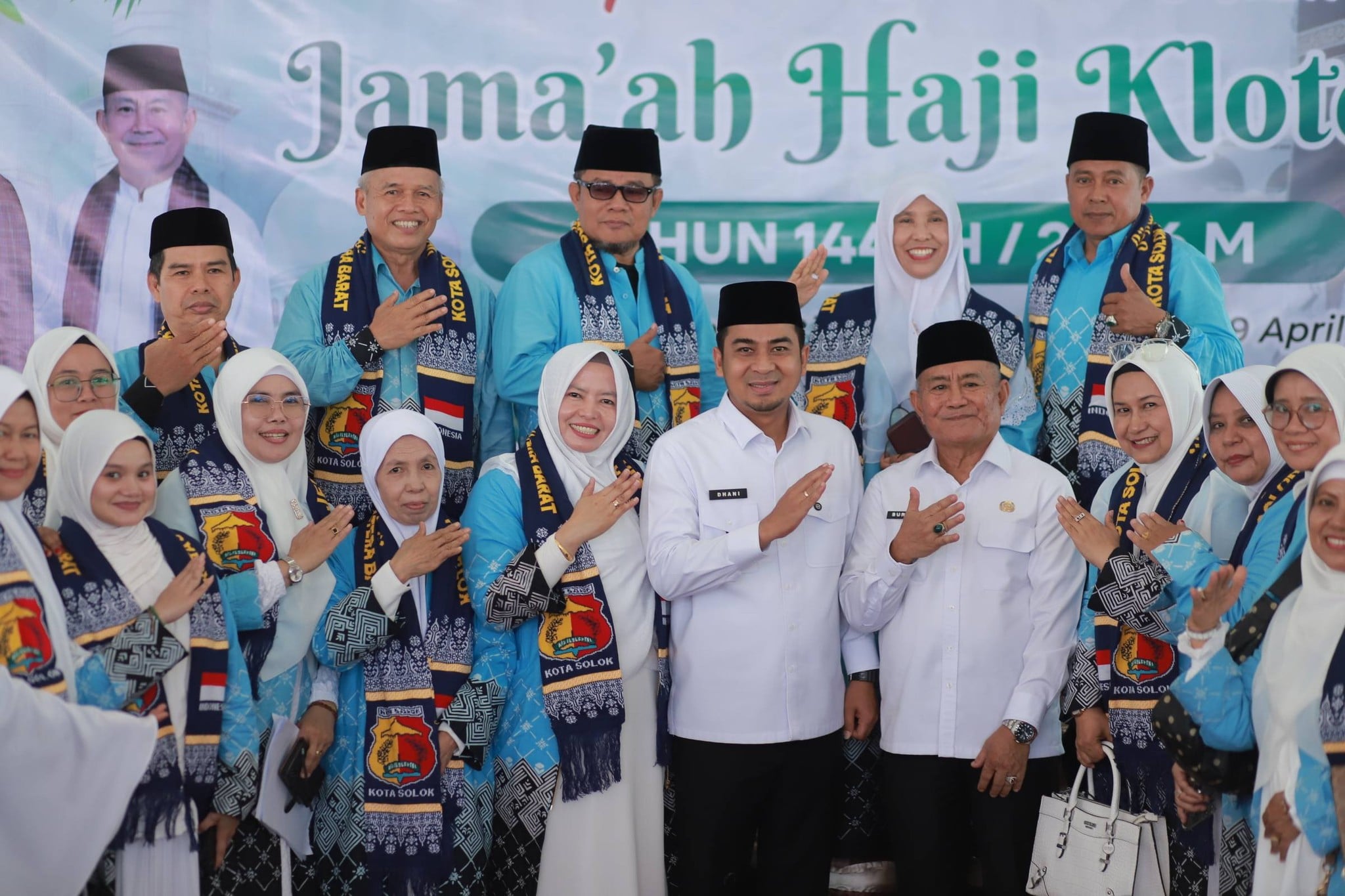 Lepas Keberangkatan 146 Calon Jemaah Haji, Wali Kota Solok Tekankan Kesiapan Fisik dan Fokus Ibadah