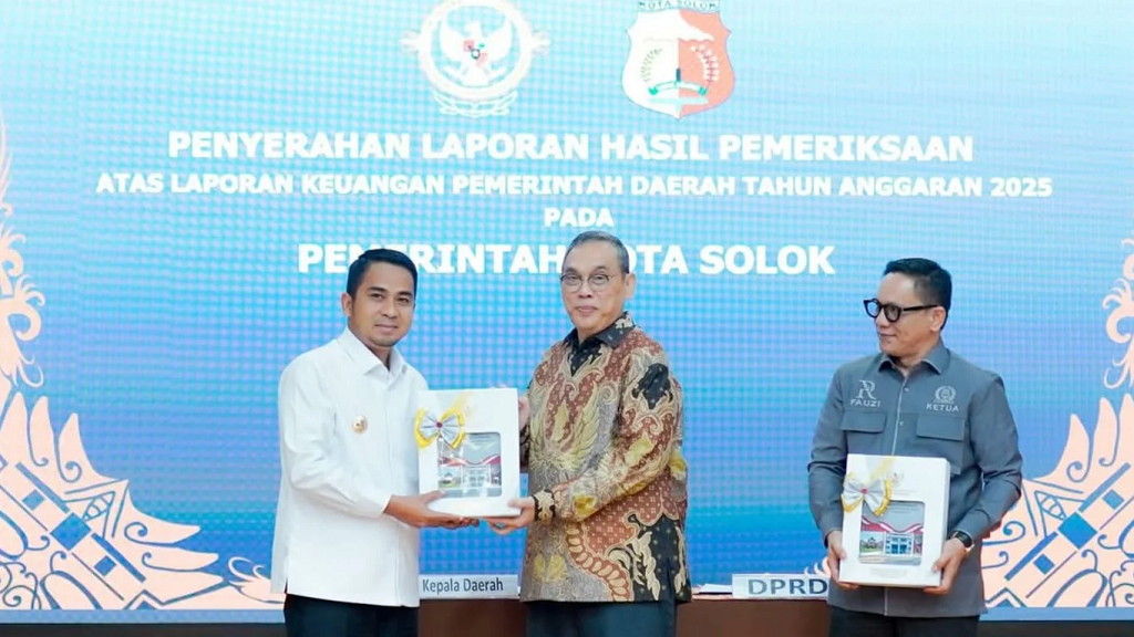 Kota Solok Sukses Pertahankan Opini WTP 10 Kali Berturut-turut dari BPK RI