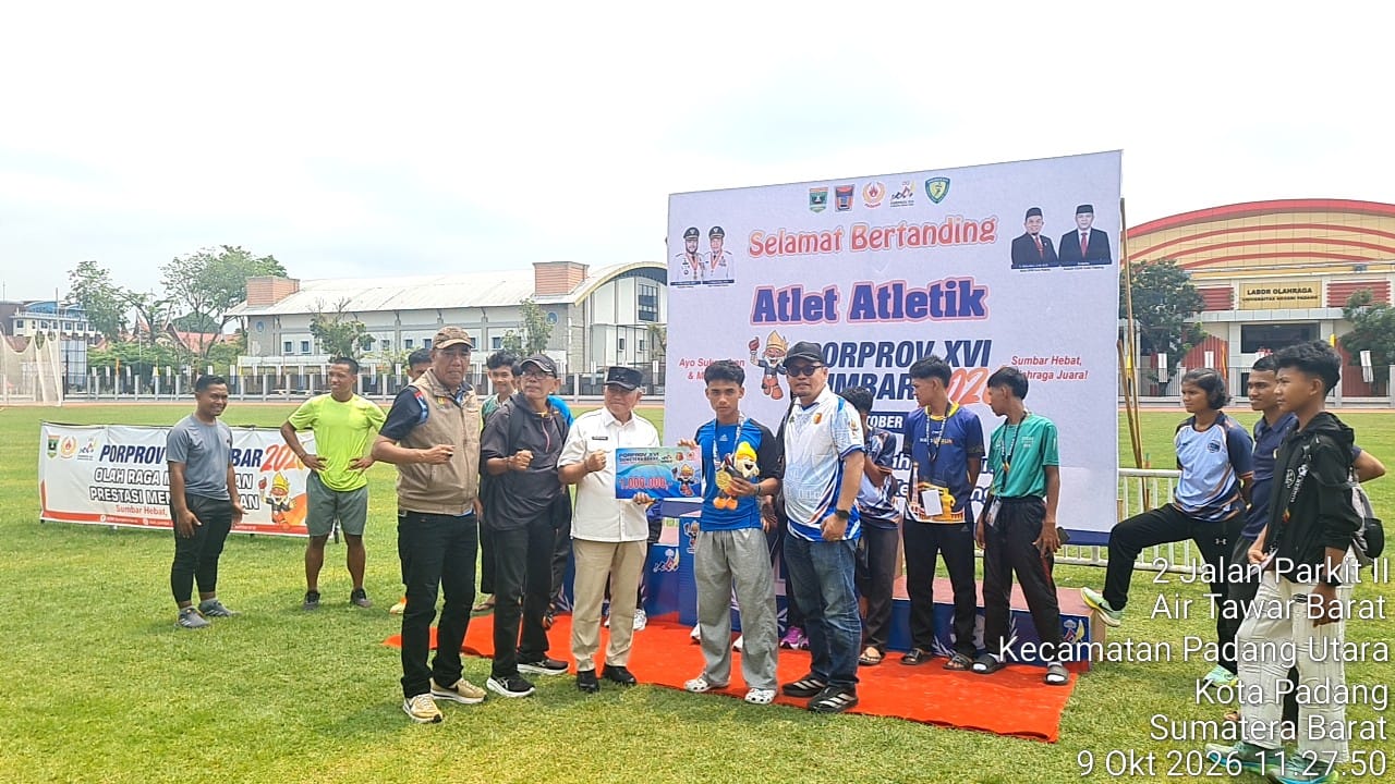 Atletik Kota Solok Pimpin Perolehan Medali Porprov XVI Sumbar dengan 11 Medali