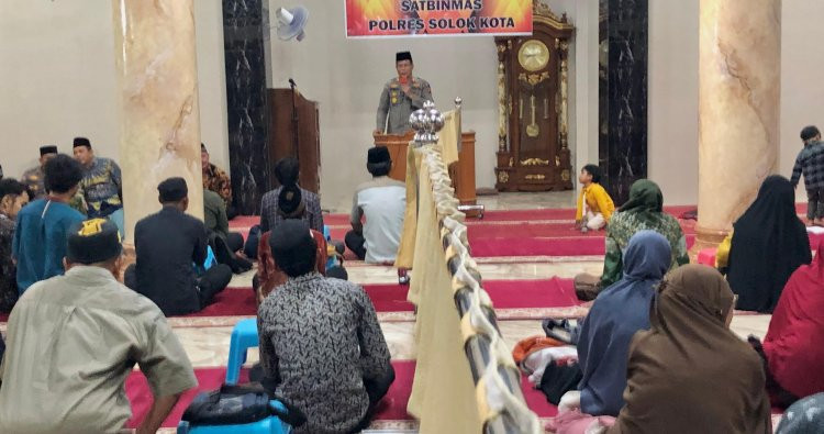 Polres Solok Kota Berikan Binluh Terkait Restorative Justice pada DPD LDII Kota Solok 