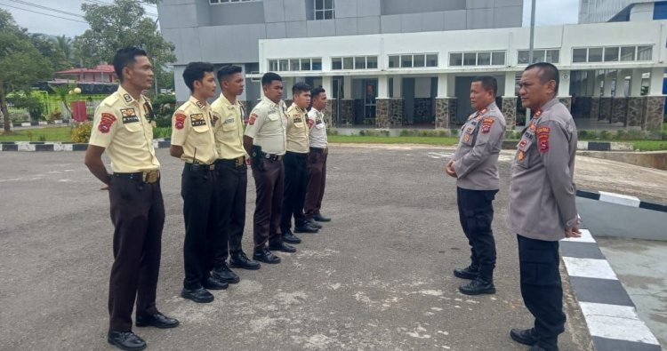 Polres Solok Kota Berikan Pembinaan Satpam RSUD Serambi Madinah